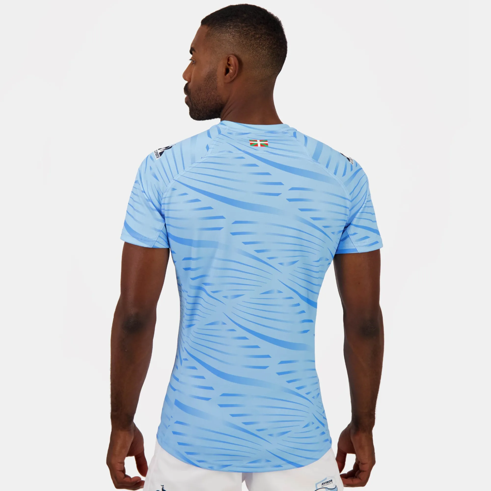 Cheap Aviron Bayonnais - tenue d'entrainement Maillot Pré match officiel Aviron Bayonnais Homme Homme Rugby | Rugby