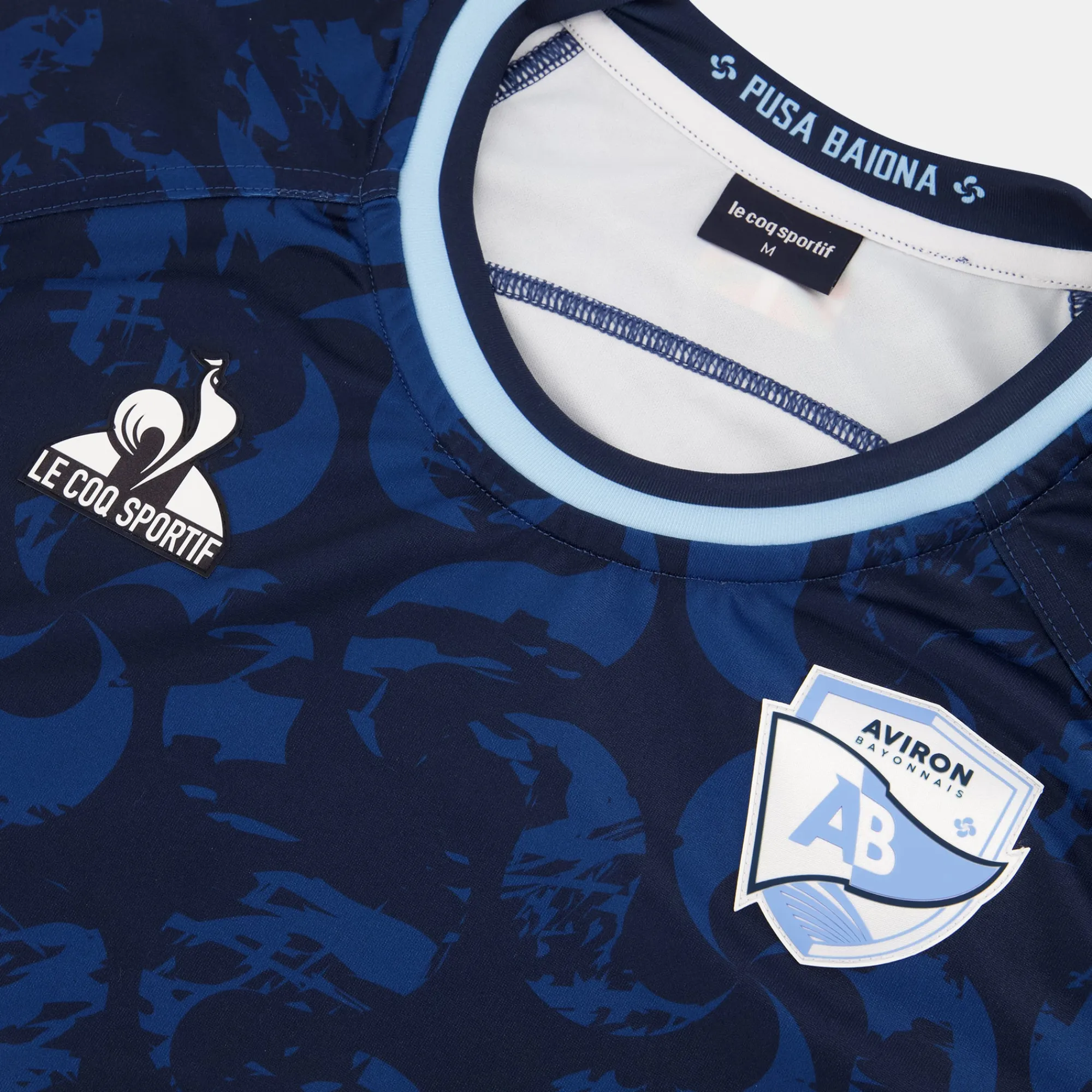 Outlet Aviron Bayonnais - tenue de match Maillot pro Third officiel Aviron Bayonnais Homme Rugby | Rugby