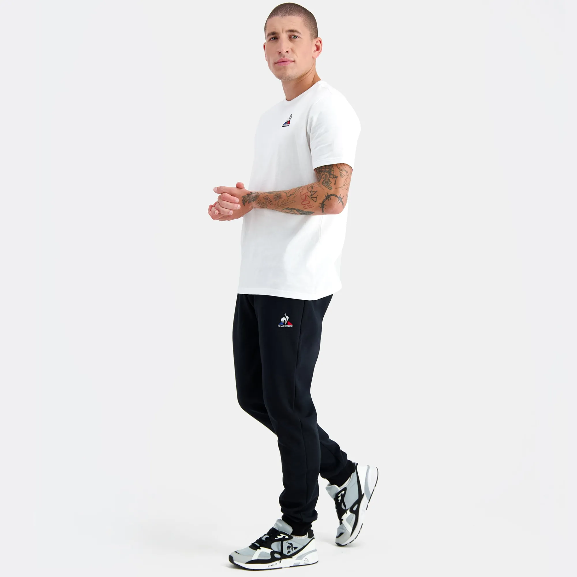 Cheap Essentiels Pantalon Regular gris chiné clair Homme Homme Pantalons Et Joggings