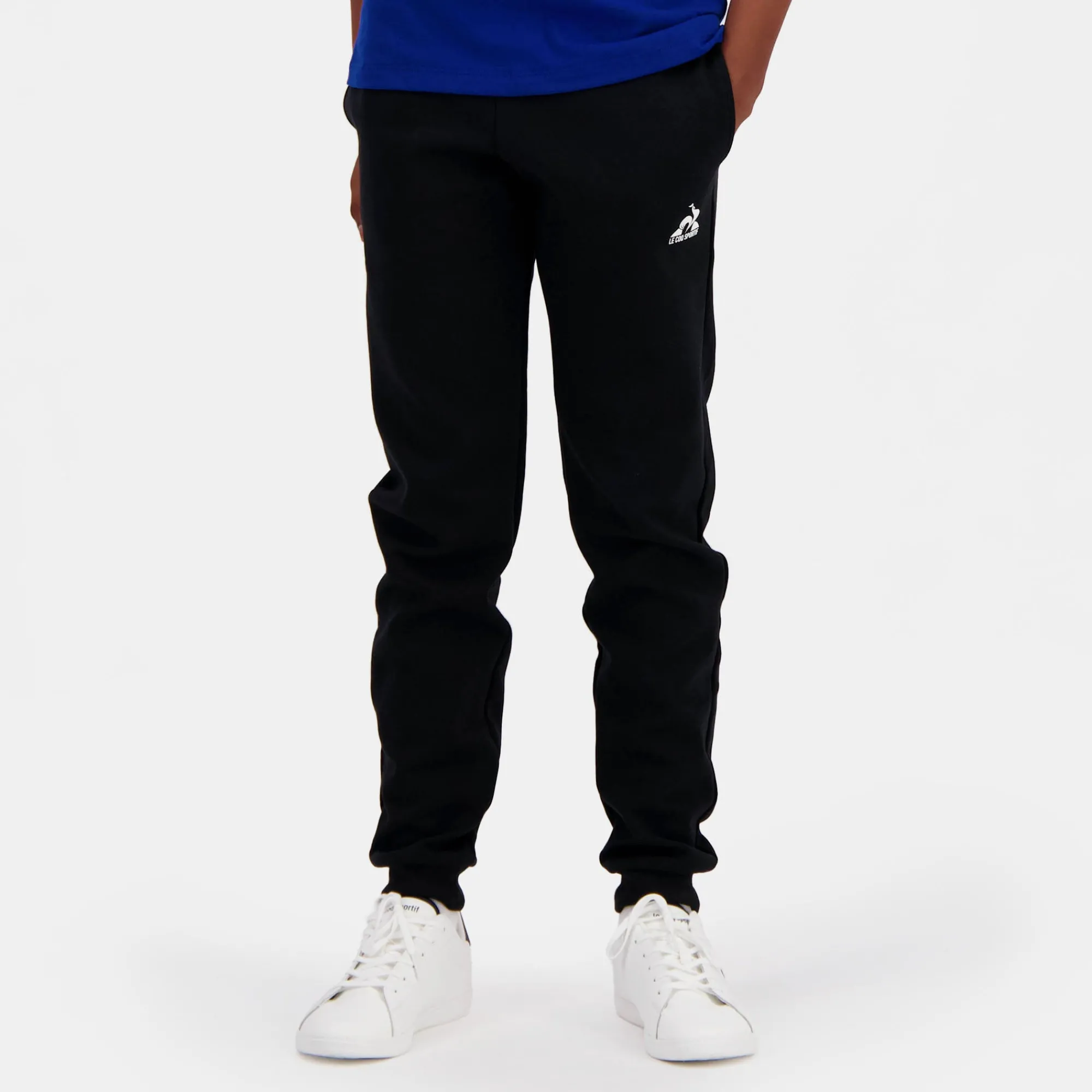 Shop Essentiels Pantalon Slim bleu marine Enfant Enfant Pantalons