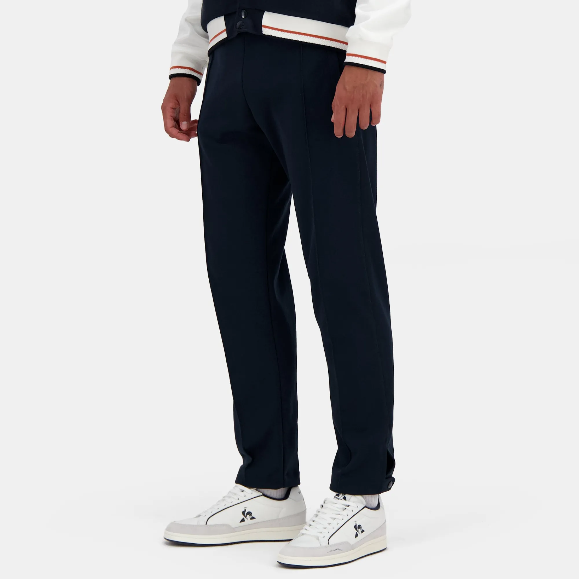 Online Héritage Pantalon Fit Straight Bleu foncé Homme Homme Pantalons Et Joggings