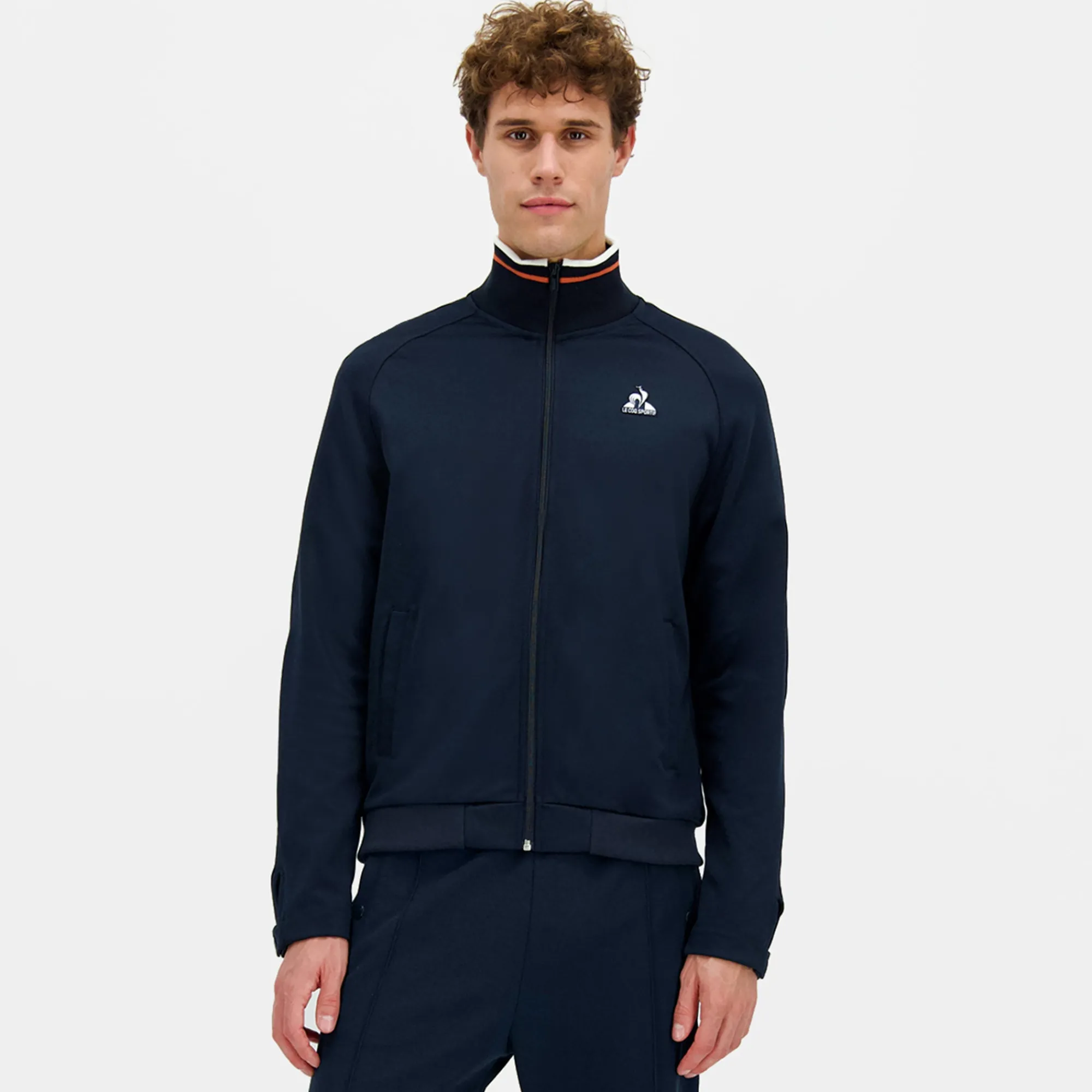 Hot Héritage Veste zippée bleu marine Homme Homme Sweats