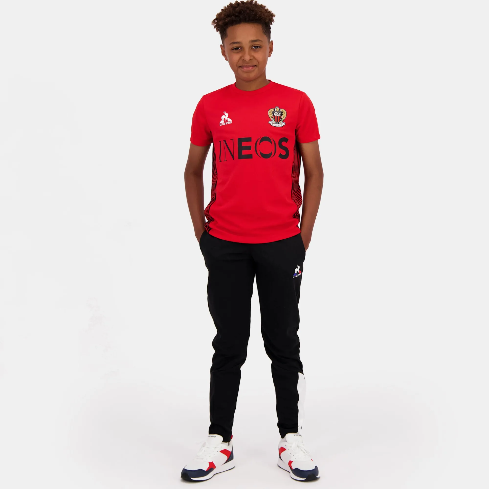 Fashion OGC Nice - Tenue d'entrainement Maillot Enfant Enfant Football | Football