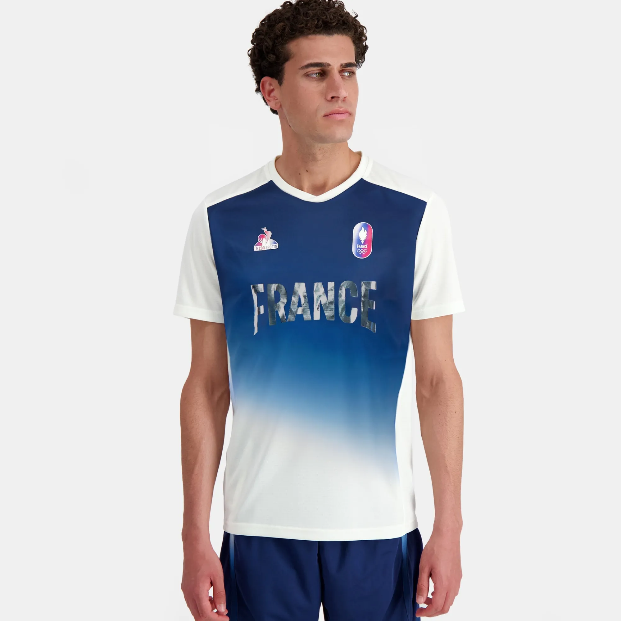 Cheap Équipe de France Olympique | Paris 2024 Maillot Équipe de France Homme Homme T-shirts Et Hauts