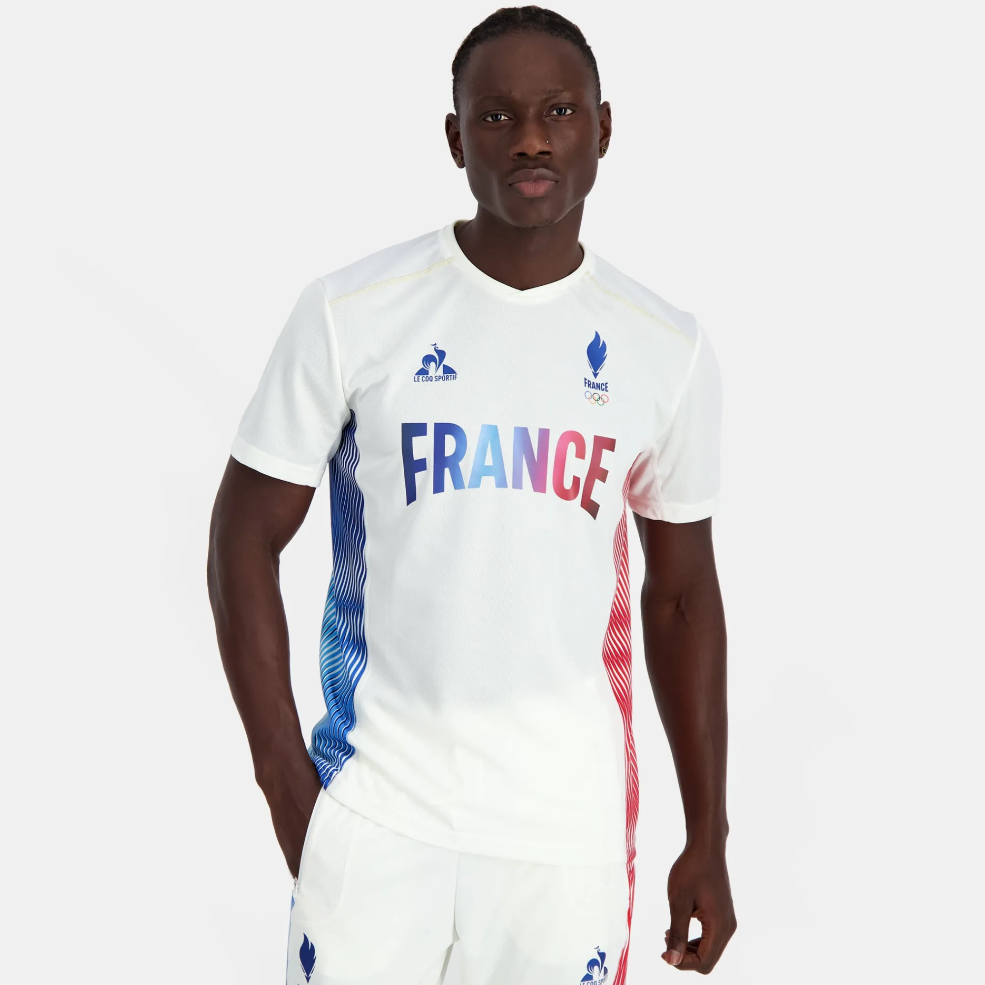 Clearance Équipe de France Olympique | Paris 2024 Maillot Équipe de France Homme Homme T-shirts Et Hauts