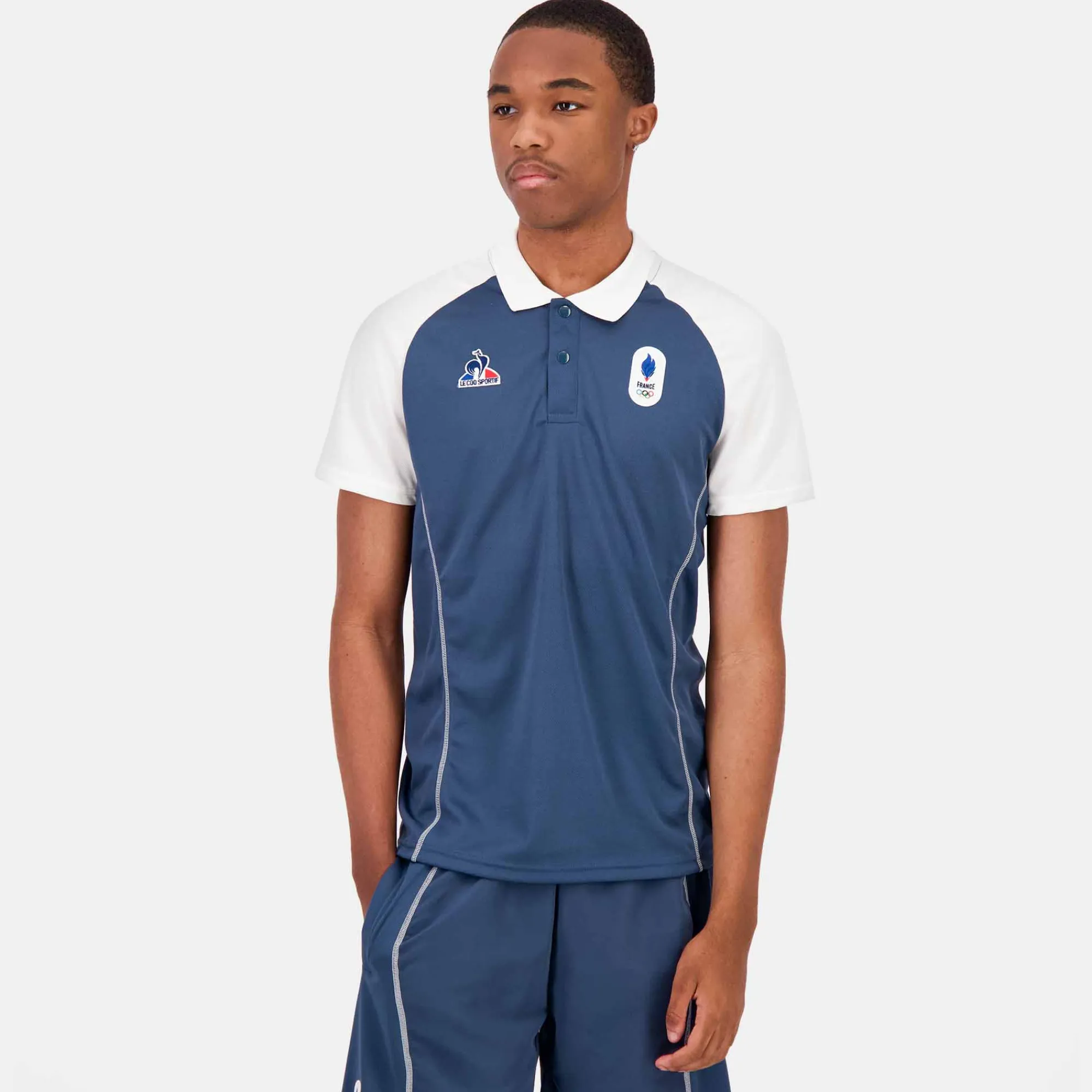 Clearance Équipe de France Olympique | Paris 2024 Polo Équipe de France Homme Homme Polos Et Chemises | T-shirts Et Hauts