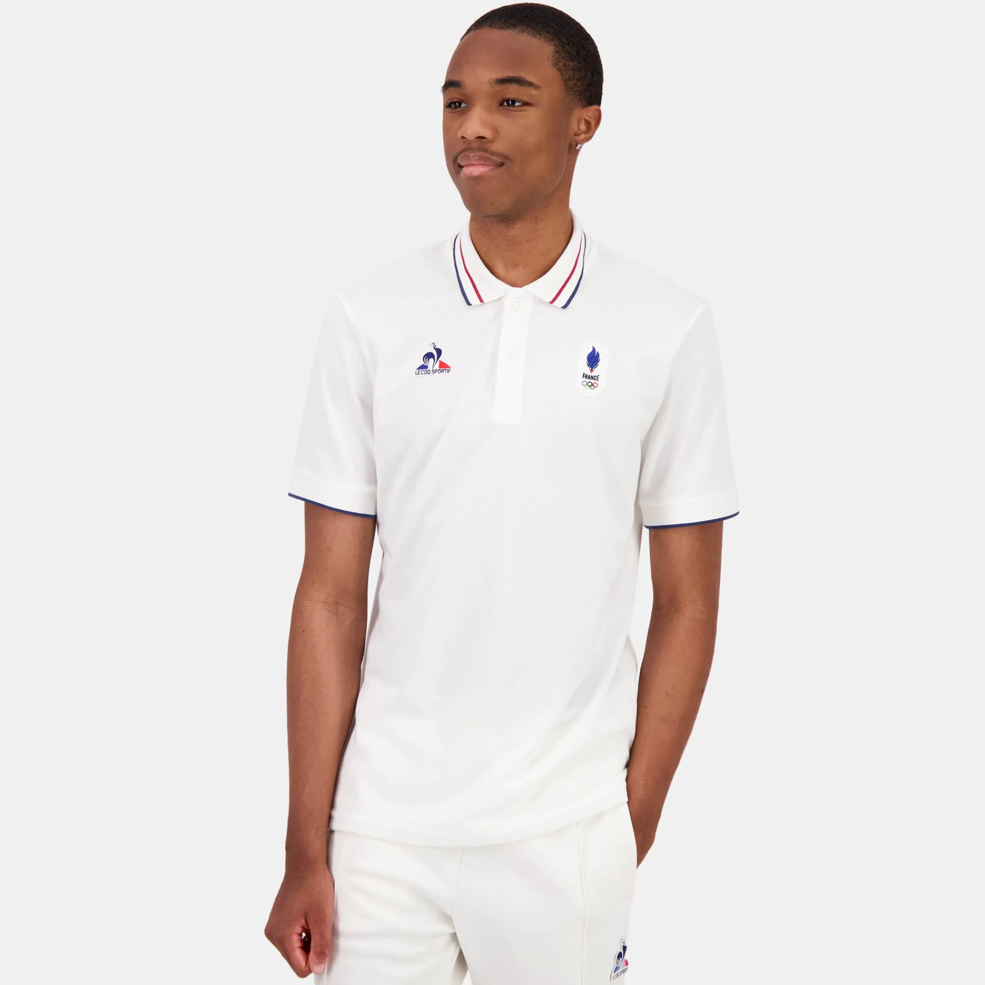 Online Équipe de France Olympique | Paris 2024 Polo Équipe de France Homme Homme Polos Et Chemises | T-shirts Et Hauts