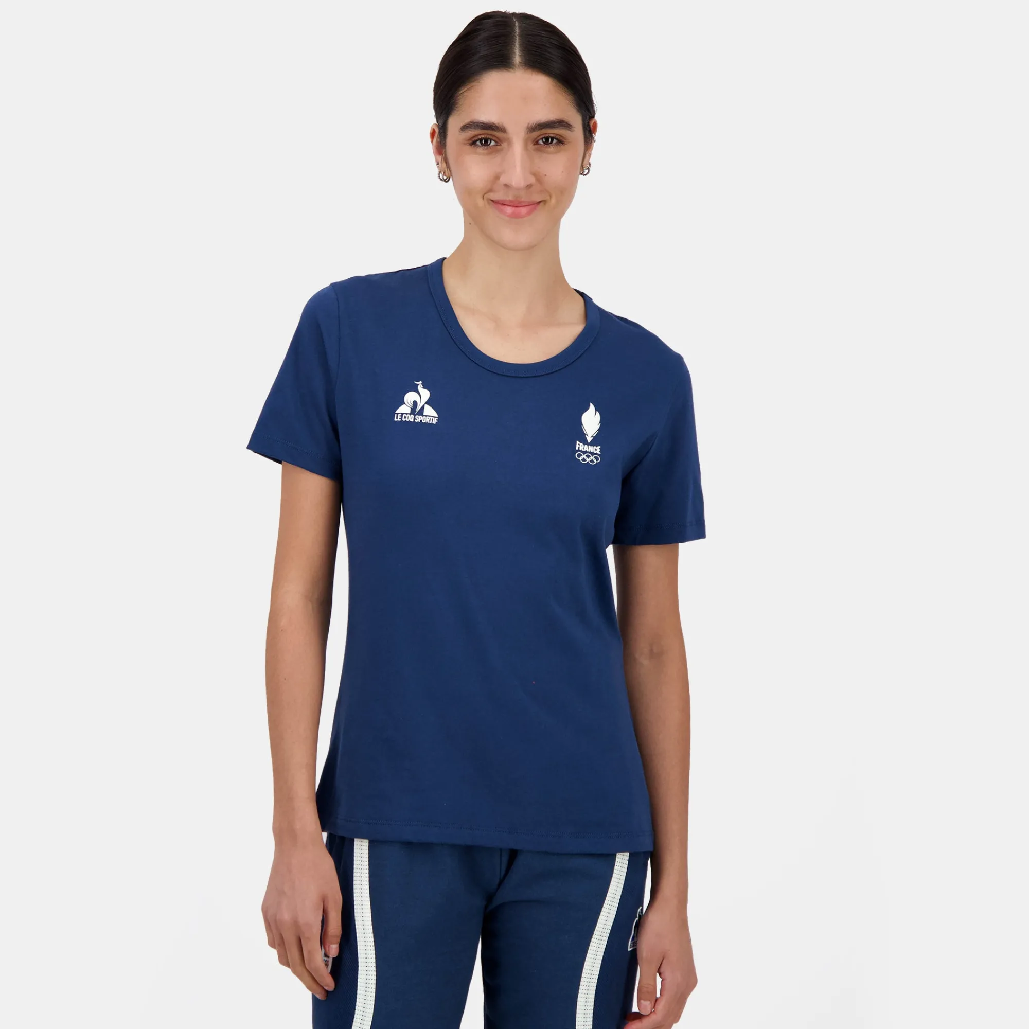Fashion Équipe de France Olympique | Paris 2024 T-shirt Femme Femme T-shirts, Polos Et Débardeurs