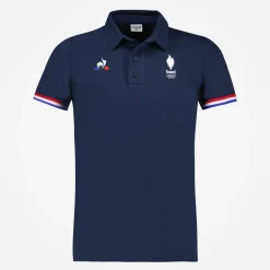 Online Équipe de France Olympique Polo Homme Homme Polos Et Chemises | T-shirts Et Hauts
