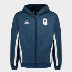 Outlet Équipe de France Olympique | Paris 2024 Sweat zippé à capuche Équipe de France Enfant Enfant Sweats Et Hoodies