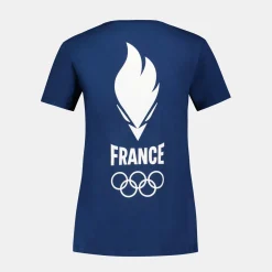 Fashion Équipe de France Olympique | Paris 2024 T-shirt Femme Femme T-shirts, Polos Et Débardeurs