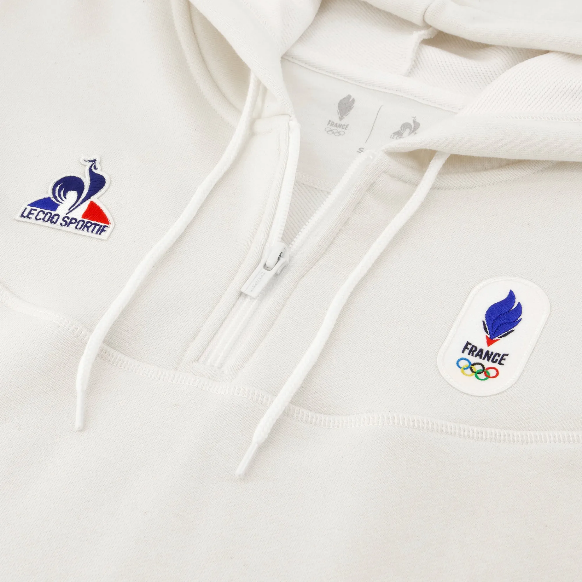 Best Sale Équipe de France Olympique | Paris 2024 Sweat crop à capuche officiel Équipe de France Femme Femme Sweats Et Hoodies