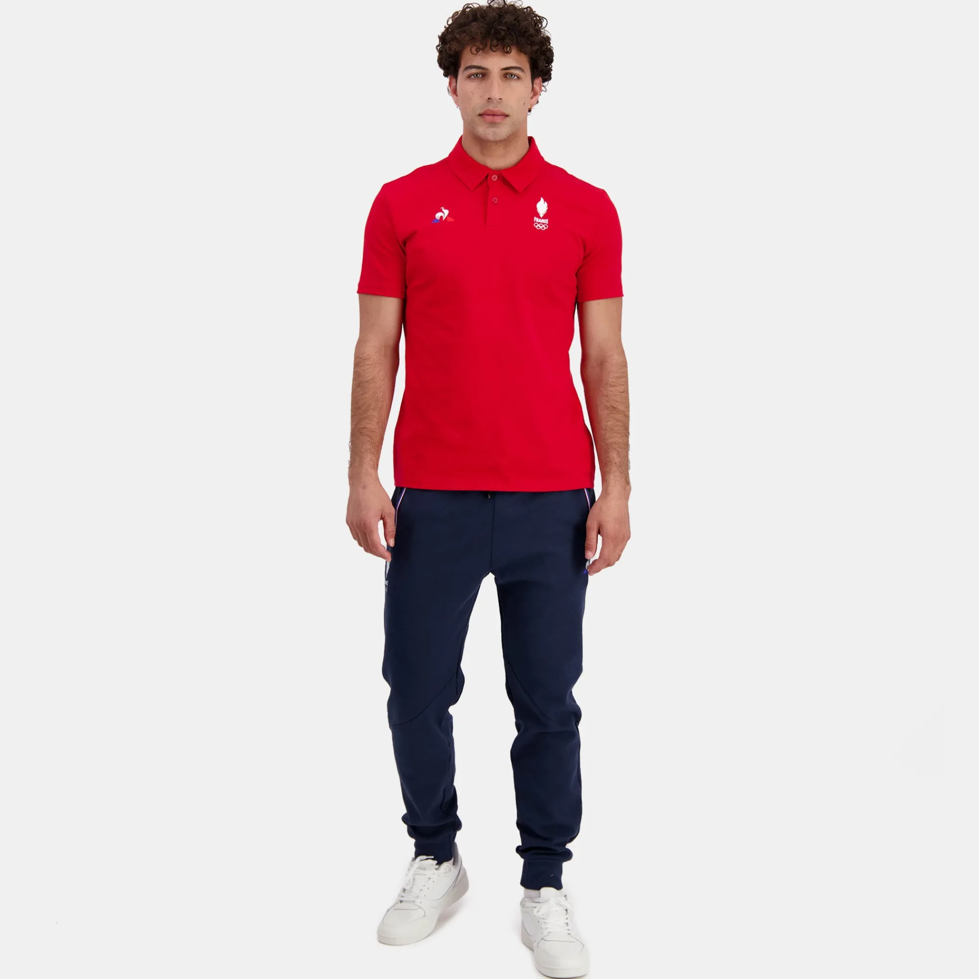 Store Équipe de France Olympique Polo Homme Homme Polos Et Chemises | T-shirts Et Hauts
