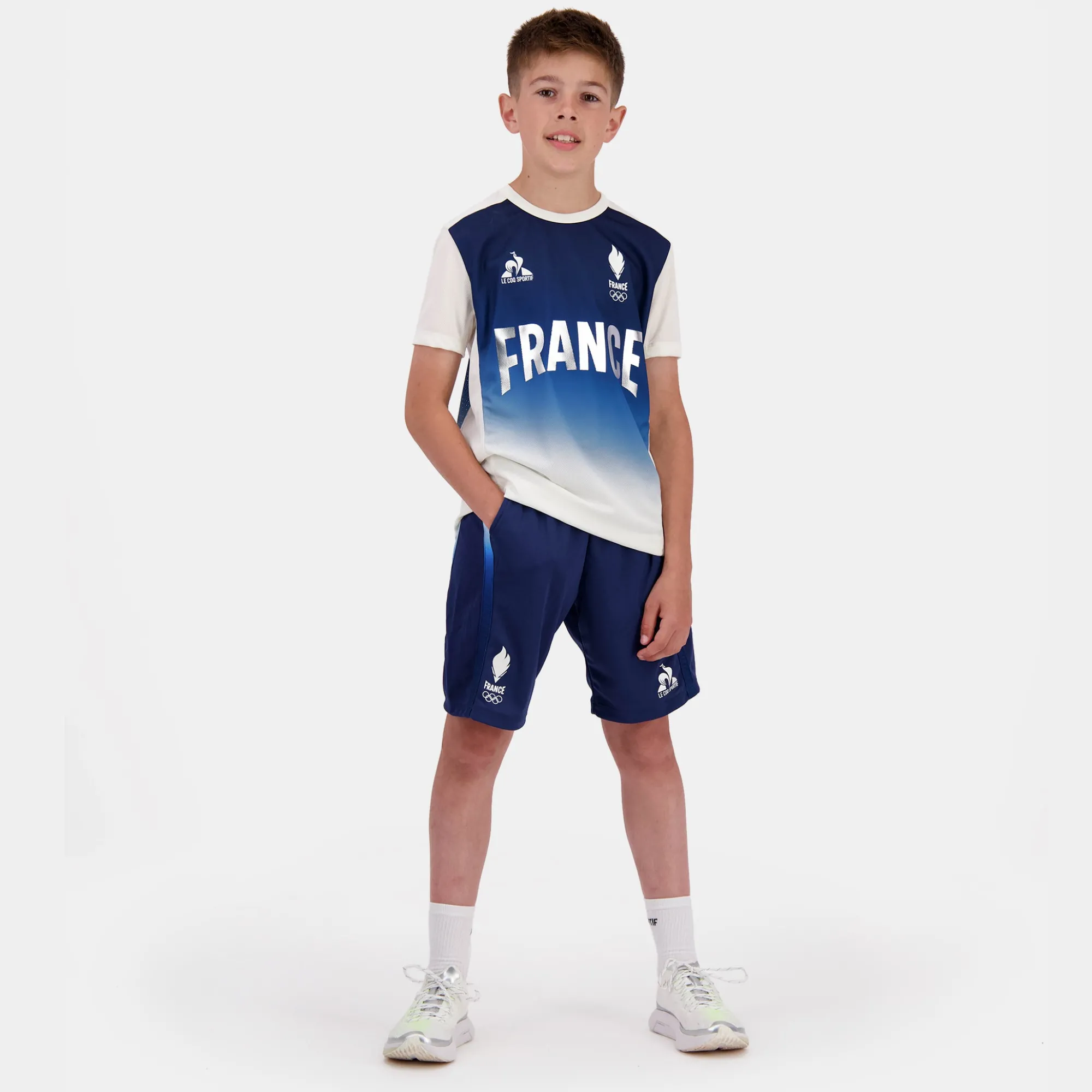 Best Sale Équipe de France Olympique | Paris 2024 Short Équipe de France Enfant Enfant Shorts