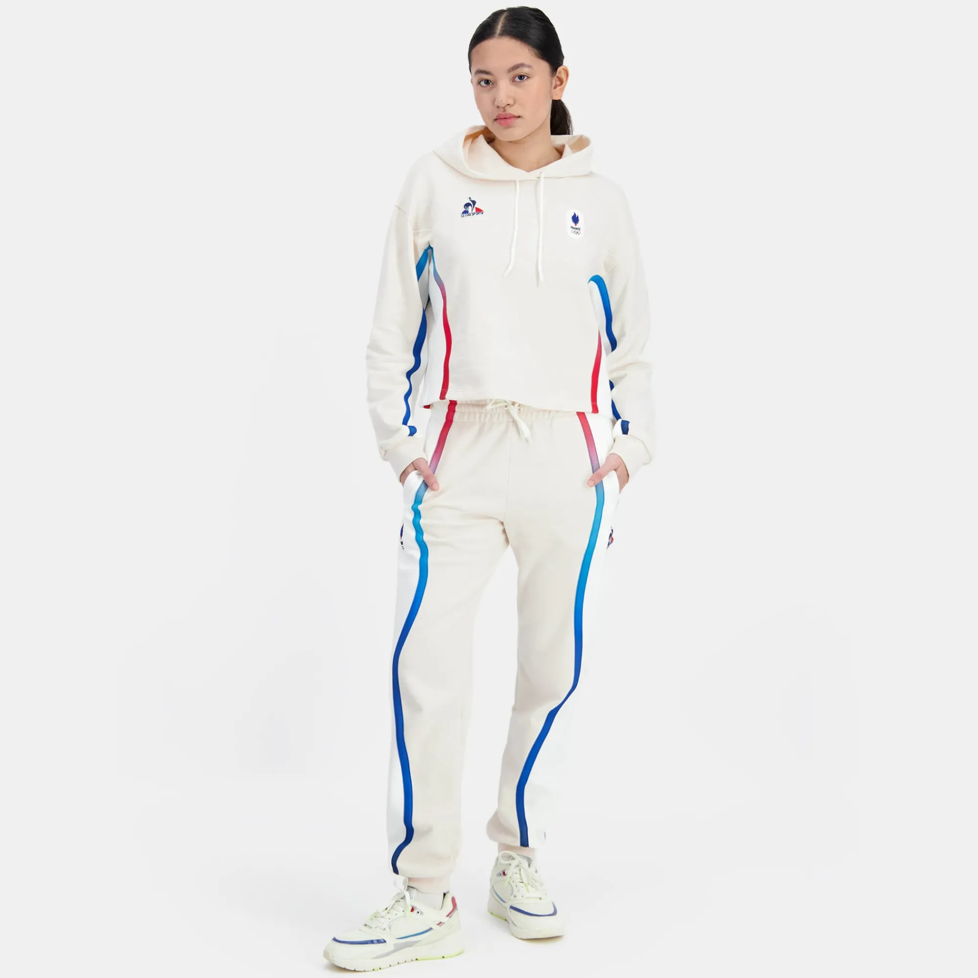 New Équipe de France Olympique | Paris 2024 Pantalon Équipe de France Femme Femme Pantalons, Joggings Et Shorts