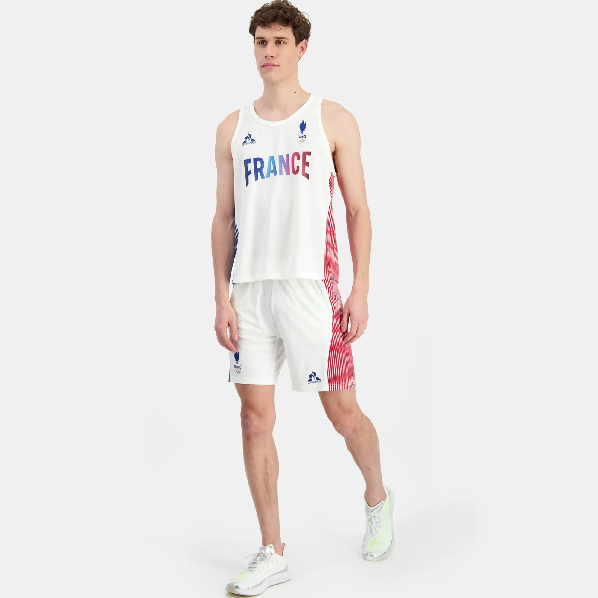 New Équipe de France Olympique | Paris 2024 Débardeur Équipe de France Homme Homme T-shirts Et Hauts