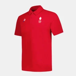 Store Équipe de France Olympique Polo Homme Homme Polos Et Chemises | T-shirts Et Hauts
