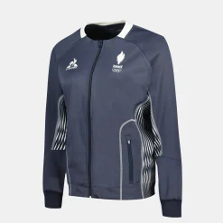 Fashion Équipe de France Olympique | Paris 2024 Veste training polyester Équipe de France Femme Femme Sweats Et Hoodies