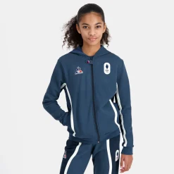 Outlet Équipe de France Olympique | Paris 2024 Sweat zippé à capuche Équipe de France Enfant Enfant Sweats Et Hoodies