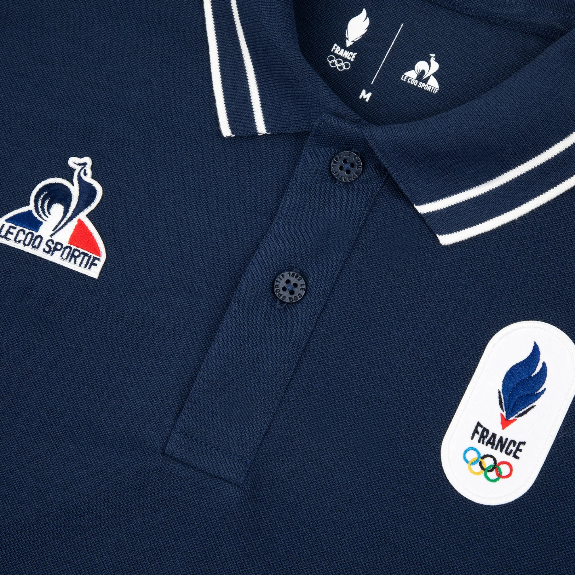 Online Équipe de France Olympique | Paris 2024 Polo Équipe de France Homme Homme Polos Et Chemises | T-shirts Et Hauts