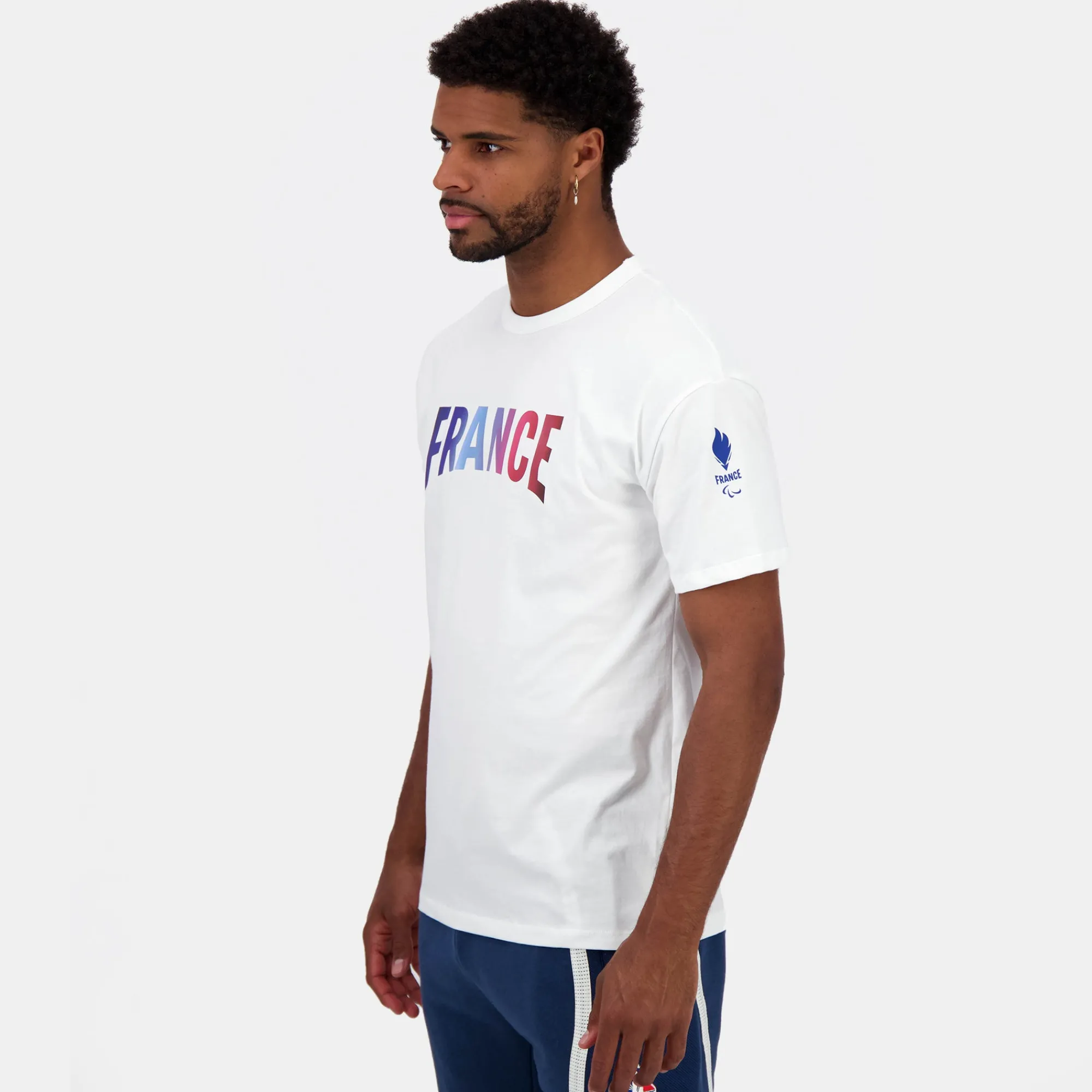 Cheap Équipe de France Paralympique Paris 2024 T-shirt Équipe de France Homme Homme T-shirts Et Hauts