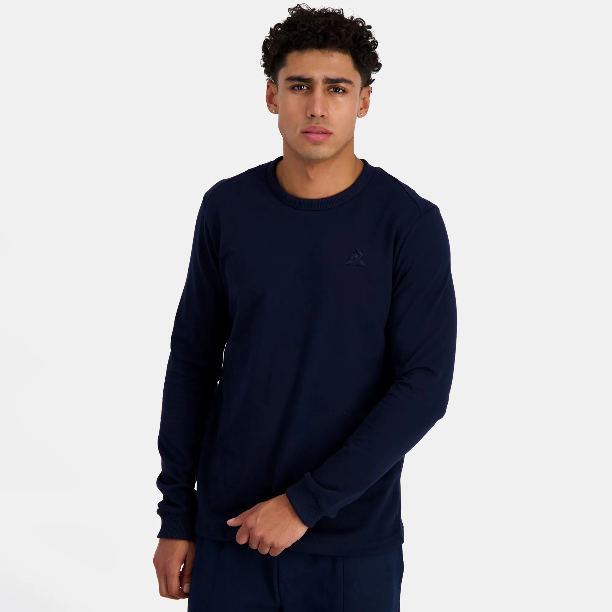 Outlet Ton sur ton T-shirt manches longues Unisexe Homme T-shirts Et Hauts