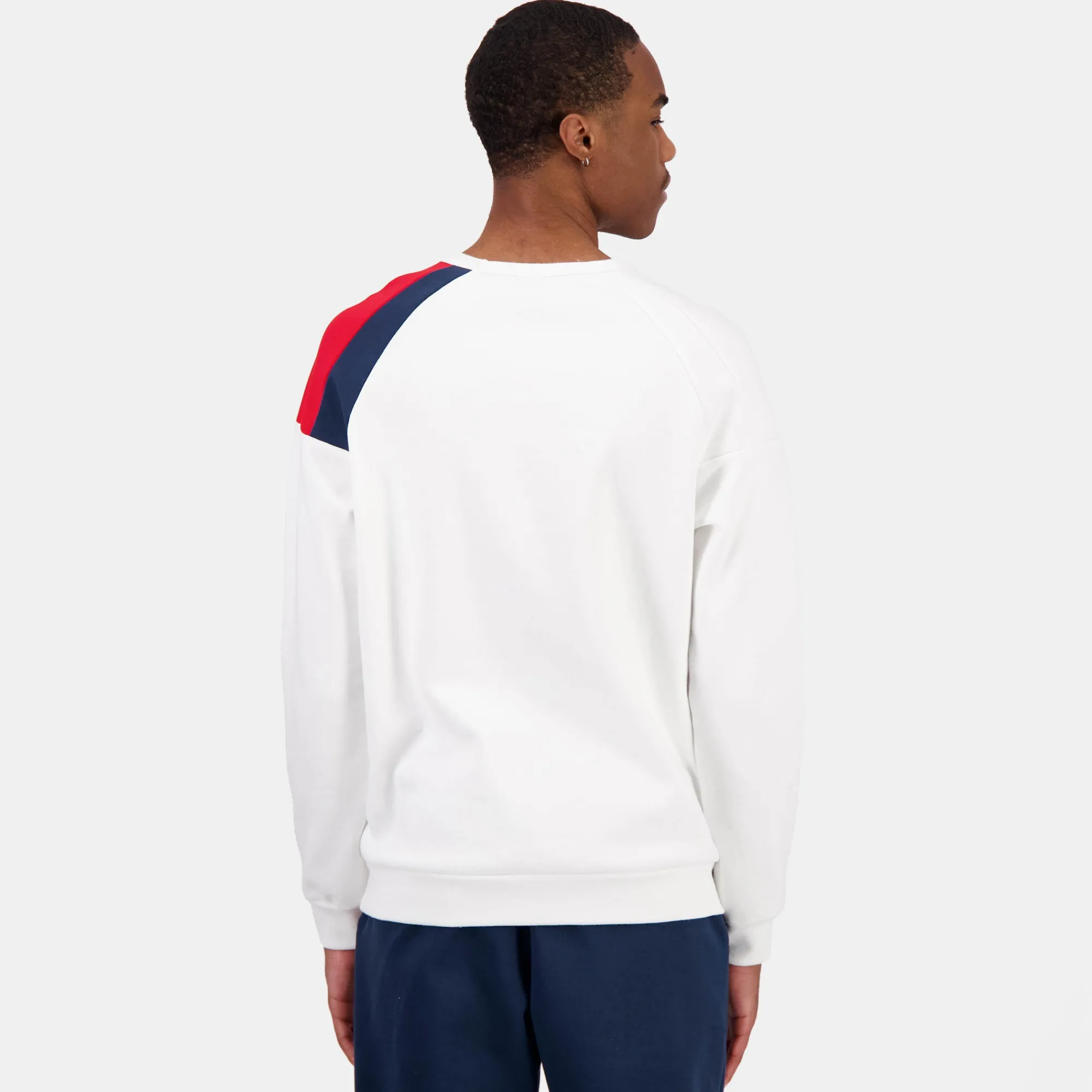 Best Sale Tricolore Sweat col rond Homme Homme Sweats